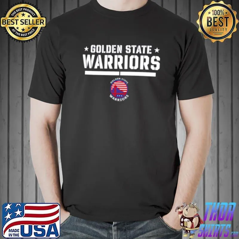 Funny Golden State Warriors Hoops For Troops Trained T Shirt