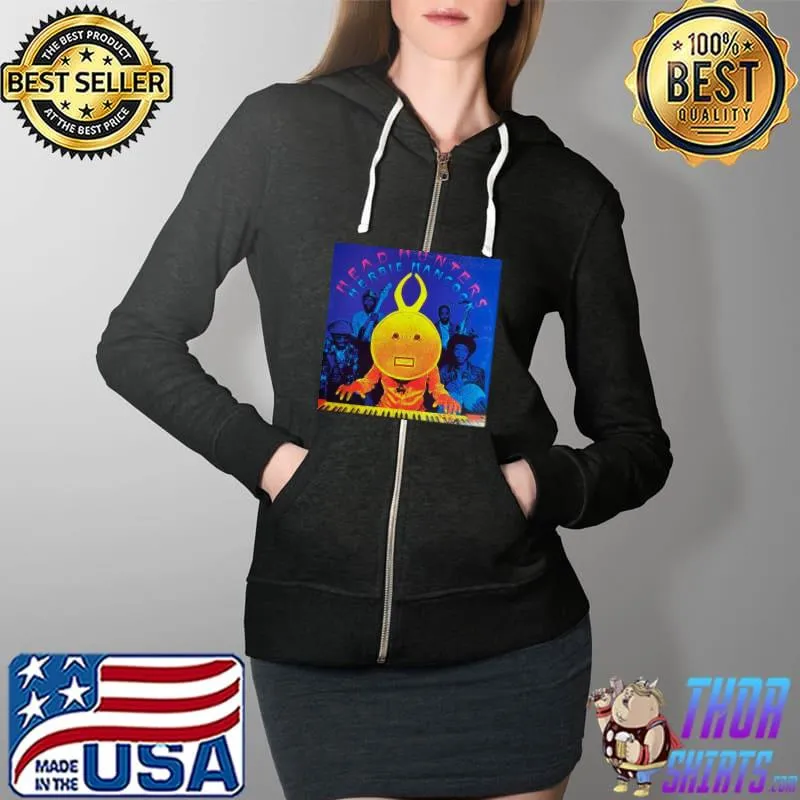 Funny Head Hunters Herbie Hancock Shirt Full Zip Hooded