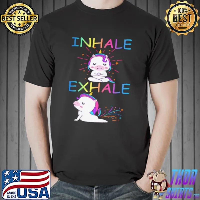 Funny inhale exhale shirt
