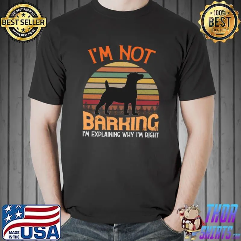 Funny Jack Russell Terrier Dog Pullover T-shirt