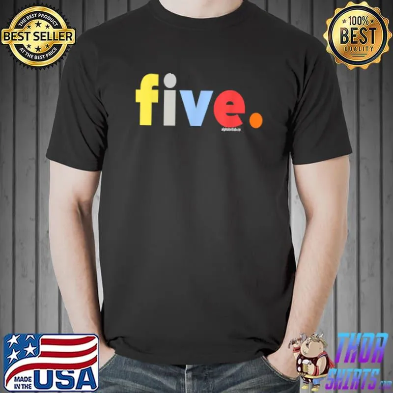Funny kids 5th Birthday Shirt Boy 5 Five Year Old Age 5 Gift Ideas T Shirt