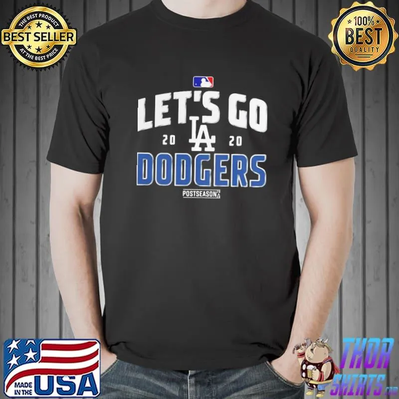 Funny let’s Go Los Angeles Dodgers 2020 Postseason Shirt