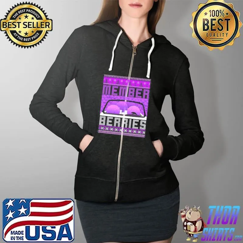 Funny member Berries Christmas Sweater Full Zip Hooded