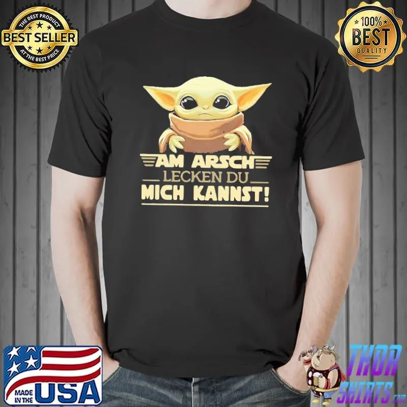Funny Official Baby Yodda Am Arsch Lecken Du Mich Kannst T-Shirt Unisex