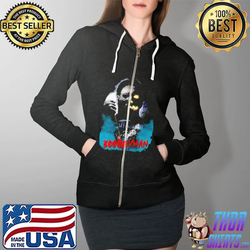 Funny Official Boogeyman Halloween Shirt Full Zip Hooded
