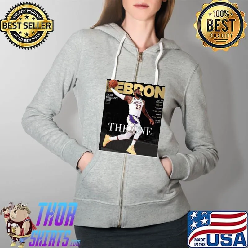 Funny Official LeBron James The One Shirt Full Zip Hooded