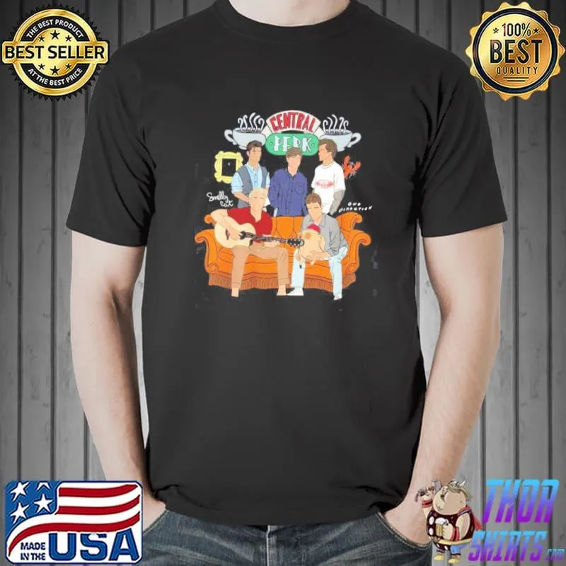 Funny one Direction X Friends Central Perk Shirt Unisex