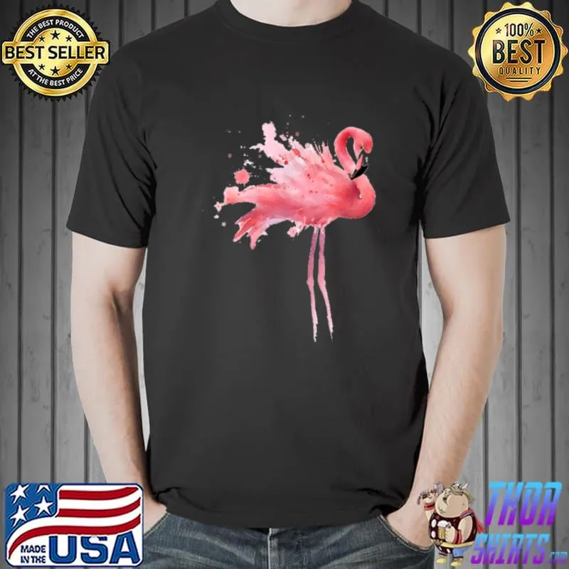 Funny We Wear Pink Breast Cancer Awareness Flamingo Flamingo Lover T Shirt Unisex
