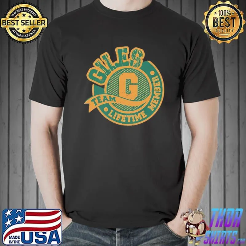 Giles Team Lifetime Memver Vintage Shirt Unisex