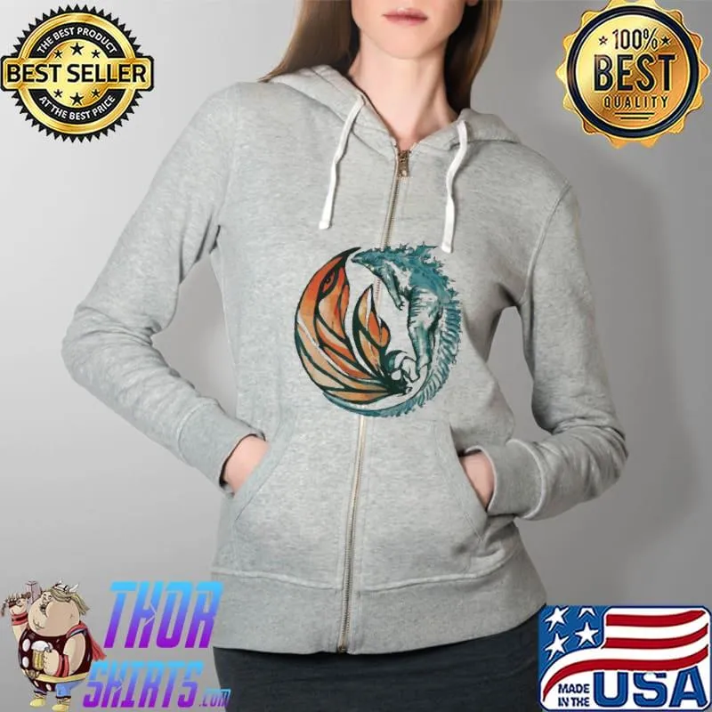 Godzilla tattoo s Full Zip Hooded