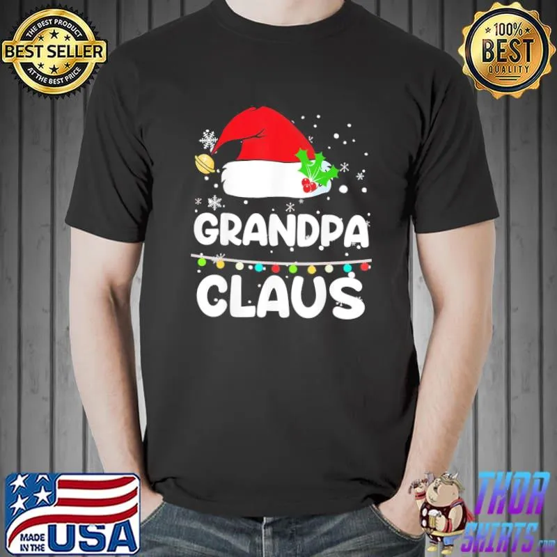 Granda Christmas Pajama Family Lights Santa T-Shirt Unisex
