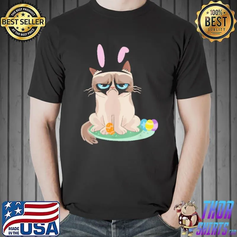 Grumpy Cat Easter Rabbit Easter Holiday Shirts Unisex