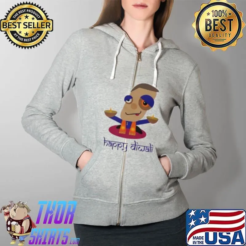 Happy Diwali Festival Shirt Full Zip Hooded