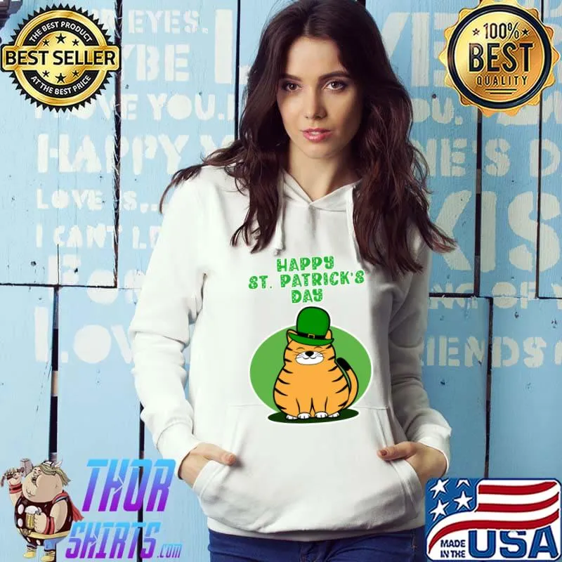 Happy Saint Patricks Day - Cat St Patrick day T-shirt