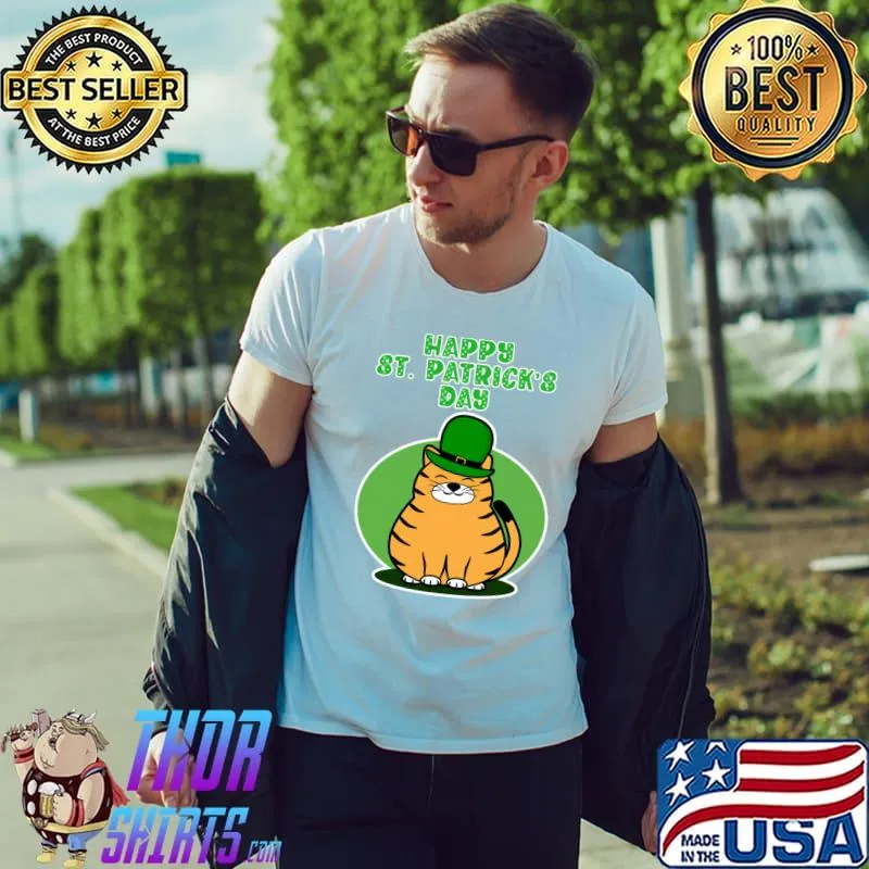 Happy Saint Patricks Day - Cat St Patrick day T-s Unisex