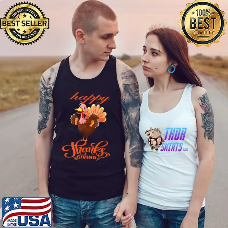 Happy Turkey Day Funny Thanksgiving 2021 Autumn Fall Season T Shirt Tank Top