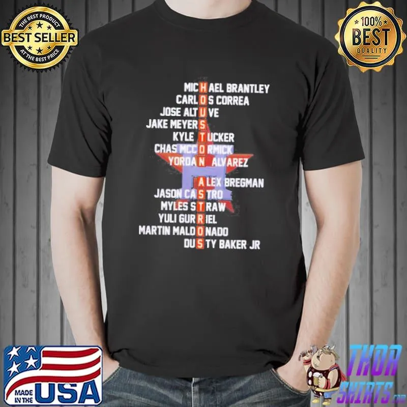 Houston Astros Michael Brantley Carlos Correa Jose Altuve Jake Meyers Shirt Unisex