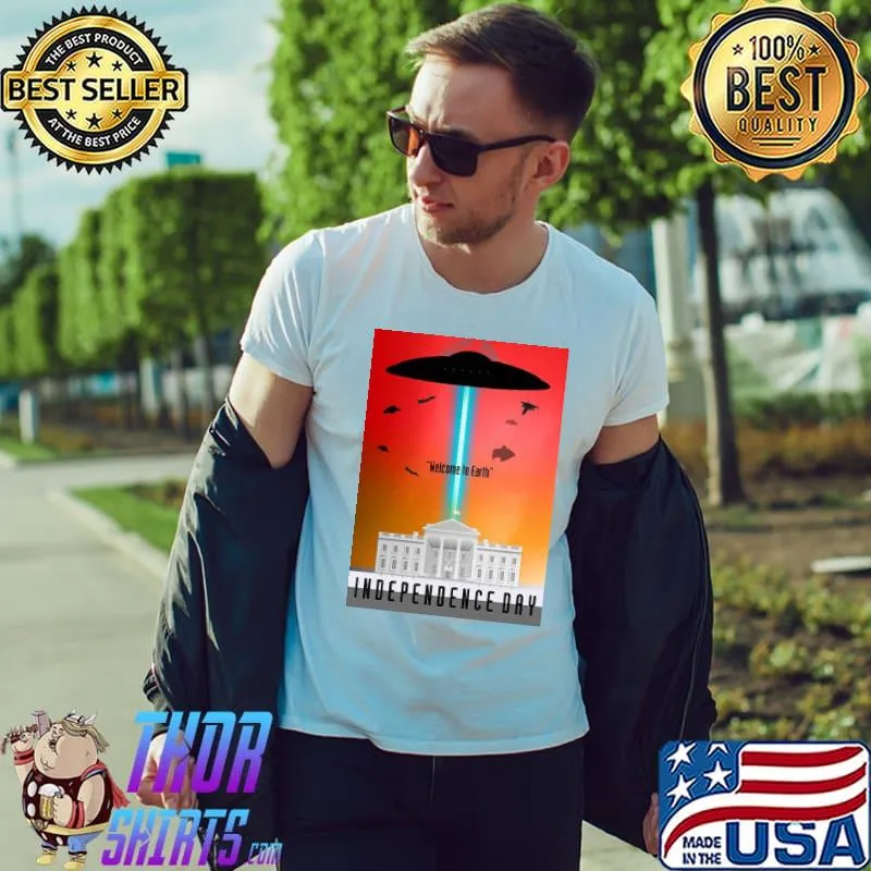 Independence Day Minimal Poster Art Shirt Unisex