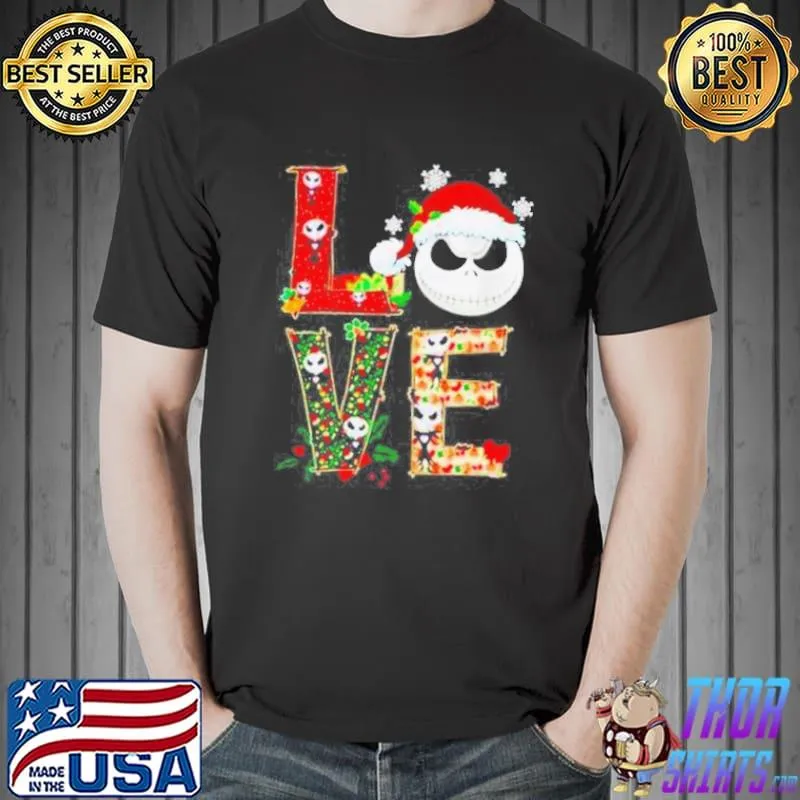 JACK SKELLINGTON SANTA LOVE SHIRT Unisex