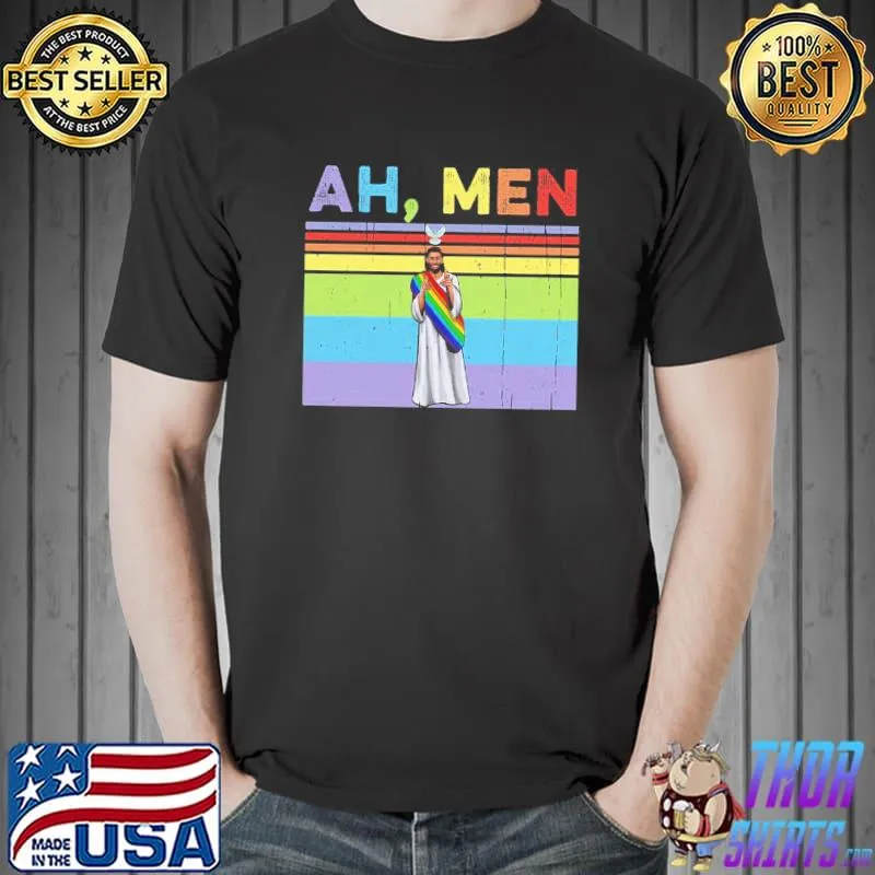 Jesus Ah Men Vintage Shirt Unisex