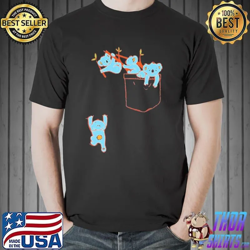 Koala Bear Climbing Tree Party Shirt Unisex