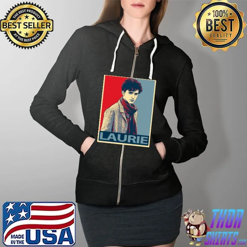 Laurie Laurence Retro Unisex T-Shirt Full Zip Hooded