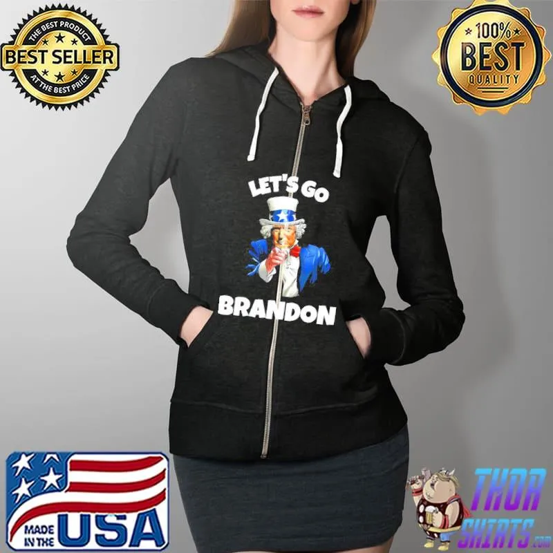 LET’S GO BRANDON ANTILIBERAL JOE BIDEN JOKE SHIRT Full Zip Hooded