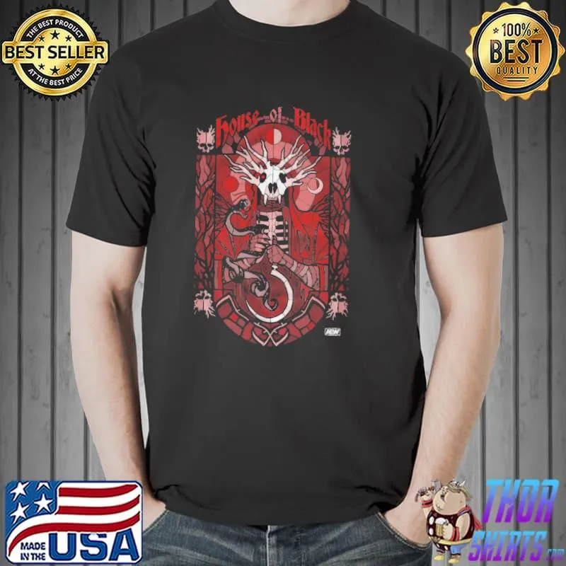 Malakai Black House of Black Stained Shirt Unisex