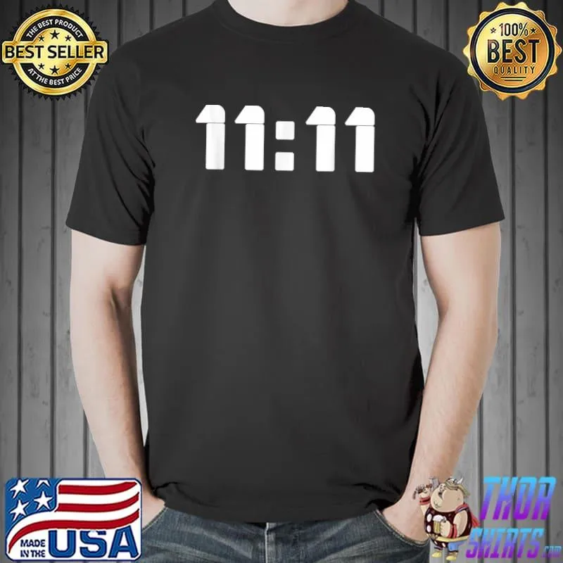 Mens 1111 Spiritual Inspirational Motivational Success Vibration T-Shirt Unisex