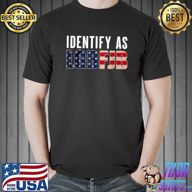 Mens Proud Member Of LGBFJB Community US FLAG Republicans Funny T-Shirt Unisex