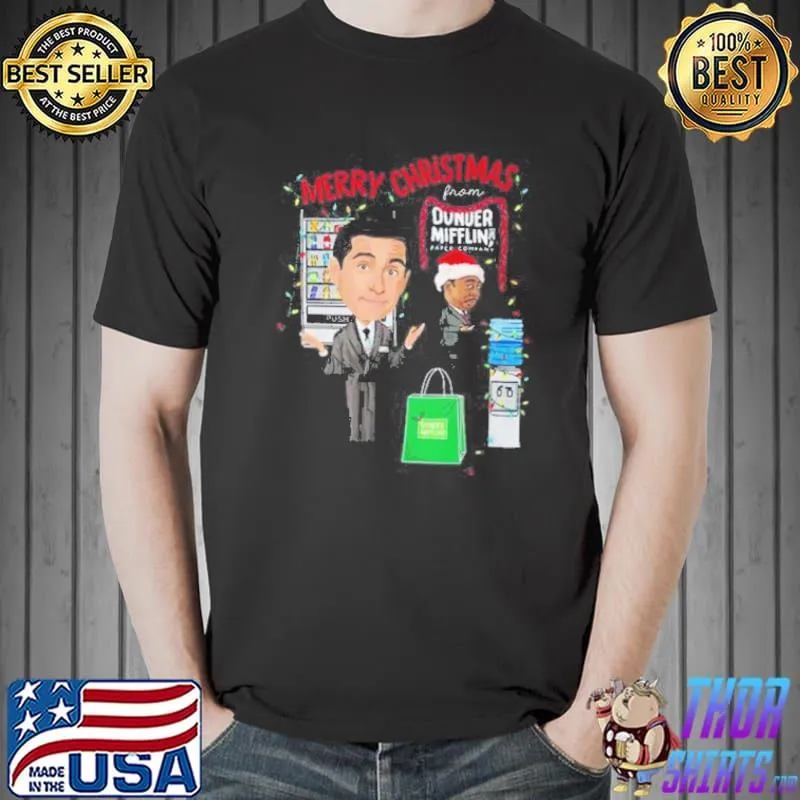 MERRY CHRISTMAS FROM DUNDER MIFFLIN THE OFFICE CHRISTMAS SHIRT Unisex