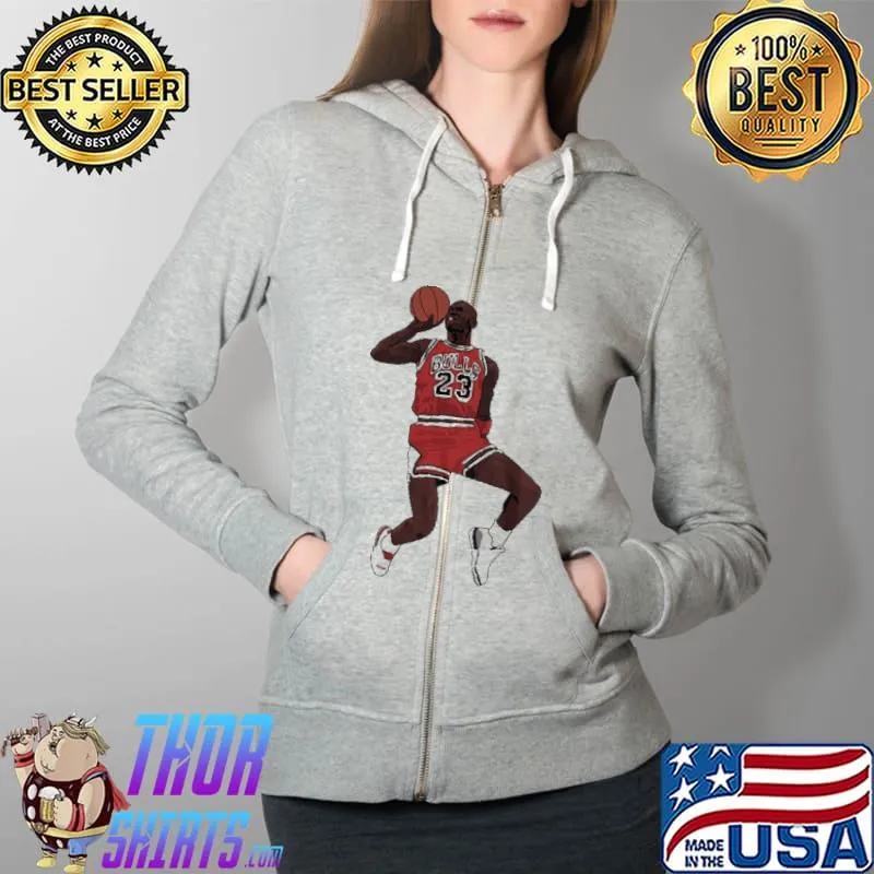 Michael Jordan MJ Shirt Full Zip Hooded