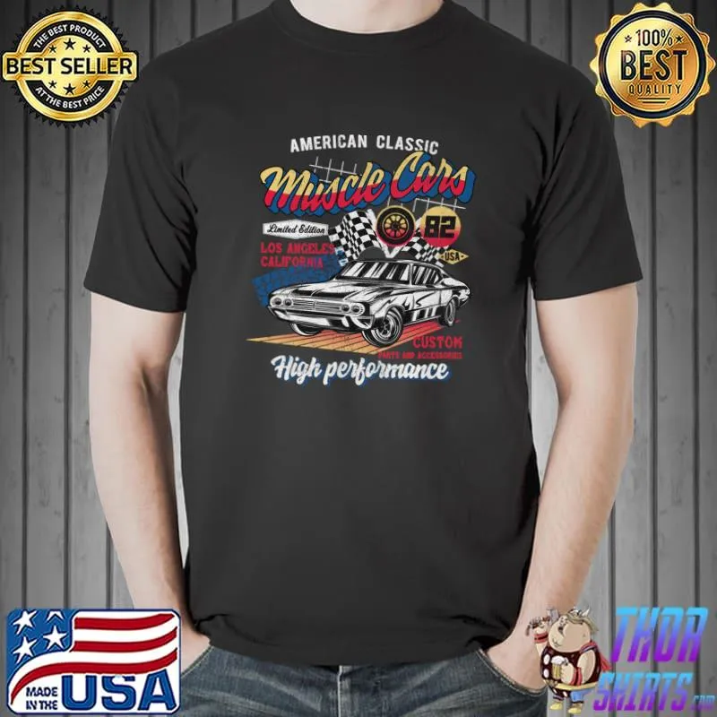 Muscle Cars American classic high performance T-Shirt Unisex