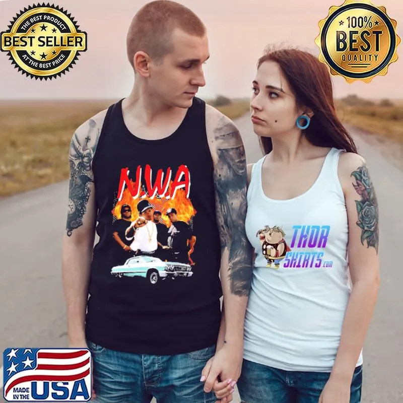 N.W.A Vintage Inspired Hip-Hop Bootleg Shirt Tank Top
