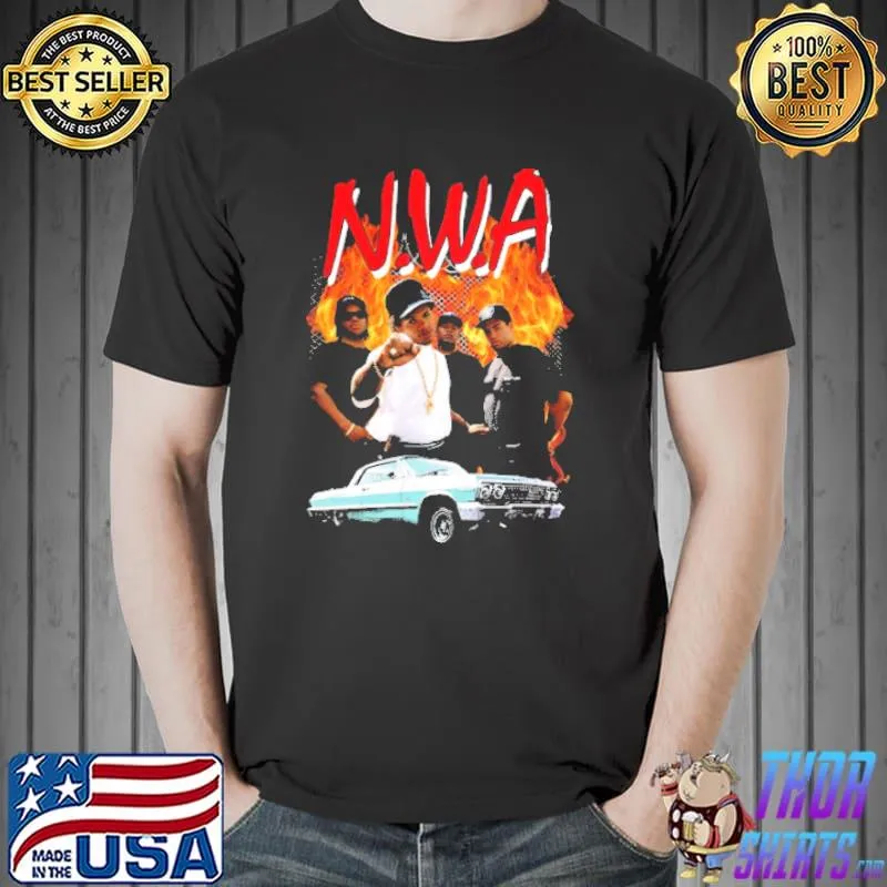 N.W.A Vintage Inspired Hip-Hop Bootleg Shirt Unisex