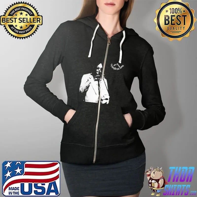 Neil Young Tonight's THe Night Shirt Full Zip Hooded