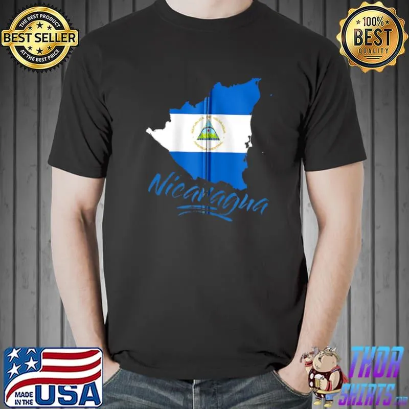 Nicaragua Blue Flag Men Women Kids De Nicaragua T-s Unisex