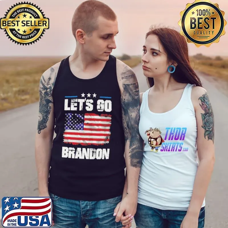 Nice American let's go brandon Tank Top