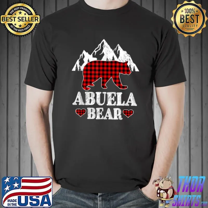 Nice Bear Bear Christmas Pajama Red Plaid Buffalo Matching T Shirt Unisex