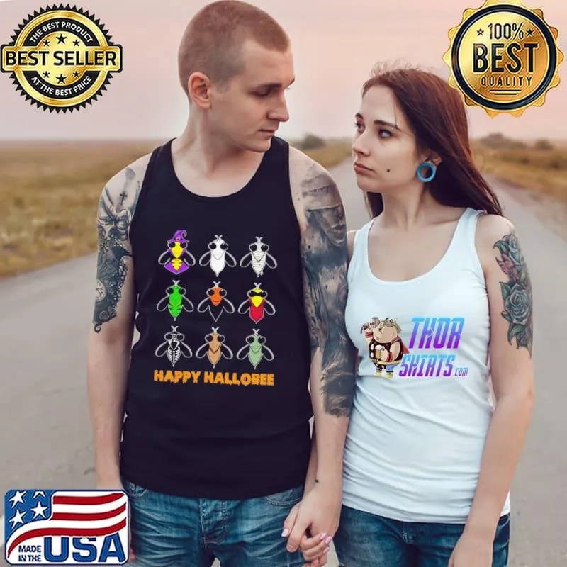Nice bees Happy Hallobee Halloween Shirt Tank Top
