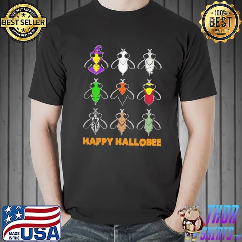 Nice bees Happy Hallobee Halloween Shirt Unisex