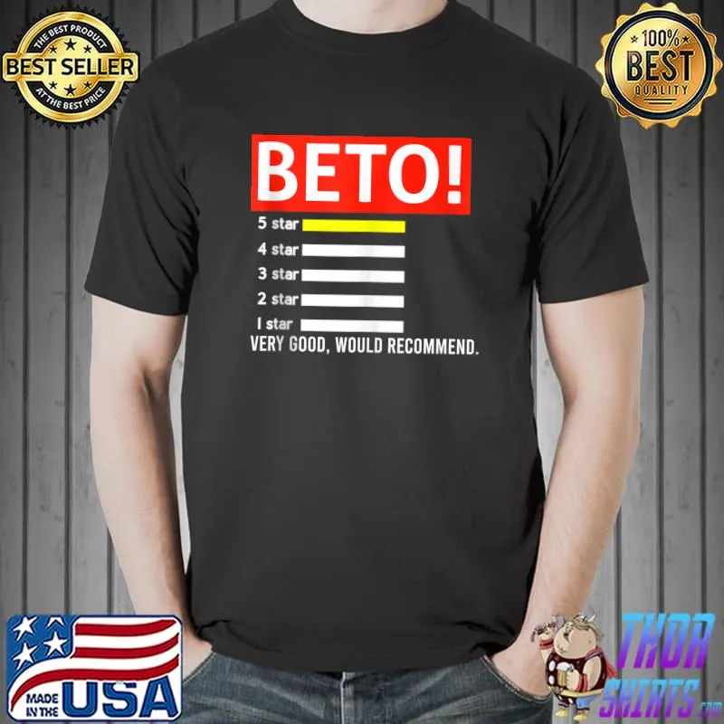 Nice Beto For Texas 2022 very good would recommend Tank Top Unisex