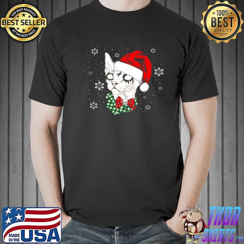 Nice Cat Santa Christmas Unisex