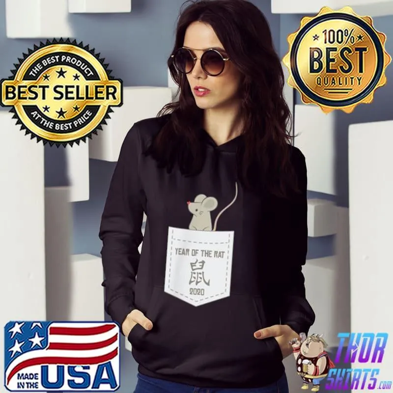 Nice Chinesisches Neujahr der Ratte 2020 in einer Tasche Shirt Hoodie