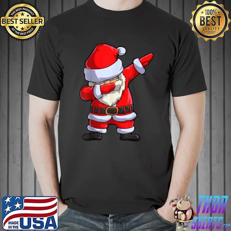 Nice Dabbing Santa Santa Claus Lights Lighting Dabbing Santa T Shirt Unisex