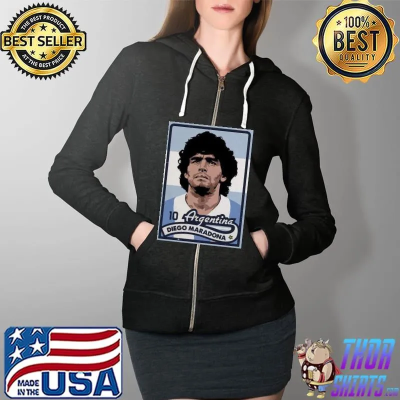 Nice funny Rip 10 Argentina Diego Maradona 1960 2020 Shirt Full Zip Hooded