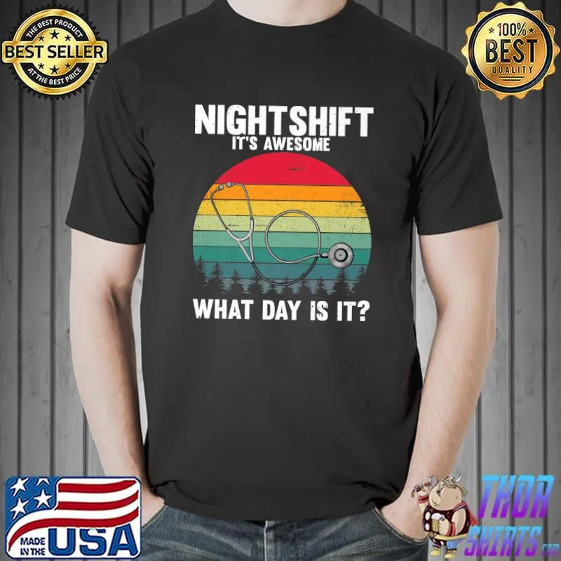 Nice humorous It's Awesome Day Is It Medical Staff Physician Premium T-Shirt Unisex