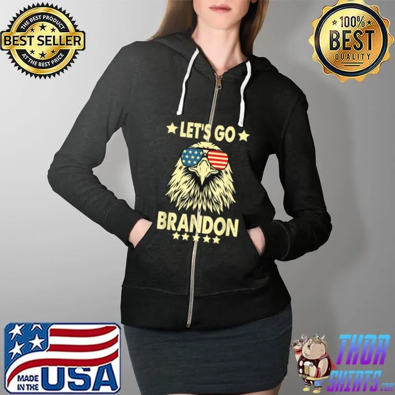 Nice Impeach Biden Let’s Go Brandon Chant American Anti Liberal T Shirt Full Zip Hooded