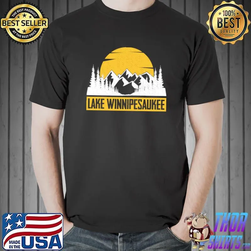 Nice lakes Camping Nature Outdoor - Wilderness Lake Winnipesaukee T-s Unisex