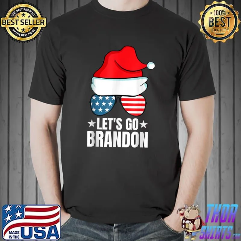 Nice let's Go Brandon Christmas Funny T-Shirt Unisex